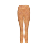 Orange Tabby High-Rise Leggings