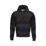 Black Tabby Unisex Fleece-Lined Pocket Hoodie