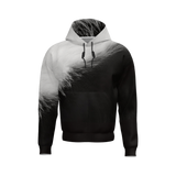 Tuxedo Cat Unisex Fleece-Lined Pocket Hoodie