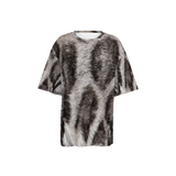 Silver Bengal Women's Oversized Short-Sleeve T-Shirt
