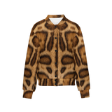 Rosetted Bengal Cat Bomber Jacket