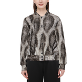 Silver Bengal Bomber Jacket