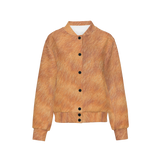 Orange Tabby Bomber Jacket