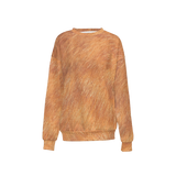 Orange Tabby Women's Relaxed Fit Crewneck Sweatshirt