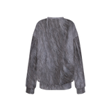 Grey Women's Relaxed Fit Crewneck Sweatshirt