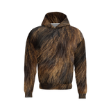 Tortoiseshell Unisex Fleece-Lined Pocket Hoodie