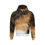 Calico Unisex Fleece-Lined Pocket Hoodie