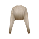 Siamese Cropped Crewneck Sweatshirt