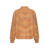 Orange Tabby Bomber Jacket