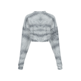 Silver Tabby Cropped Crewneck Sweatshirt