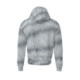Silver Tabby Unisex Fleece-Lined Pocket Hoodie