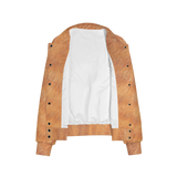 Orange Tabby Bomber Jacket