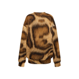 Rosetted Bengal Relaxed Fit Crewneck Sweatshirt