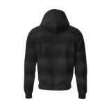 Black Tabby Unisex Fleece-Lined Pocket Hoodie