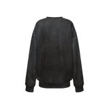 Black Cat Relaxed Fit Crewneck Sweatshirt