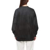 Black Cat Relaxed Fit Crewneck Sweatshirt