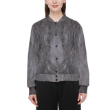 Russian Blue Cat Bomber Jacket