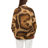 Rosetted Bengal Relaxed Fit Crewneck Sweatshirt