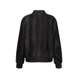 Black Tabby Cat Bomber Jacket