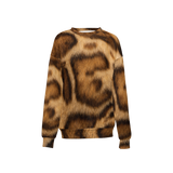 Rosetted Bengal Relaxed Fit Crewneck Sweatshirt