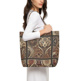 Lion Tile Tote Bag