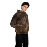 Tortoiseshell Unisex Fleece-Lined Pocket Hoodie