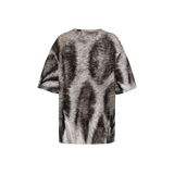 Silver Bengal Women's Oversized Short-Sleeve T-Shirt
