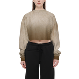 Siamese Cropped Crewneck Sweatshirt